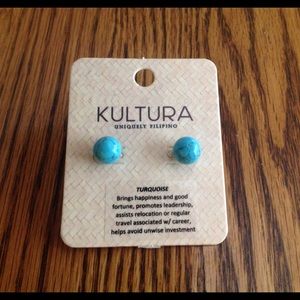 Turquoise Stud Lucky charms Fashion earrings